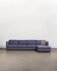 Shown in Heathered Wool Felt Periwinkle