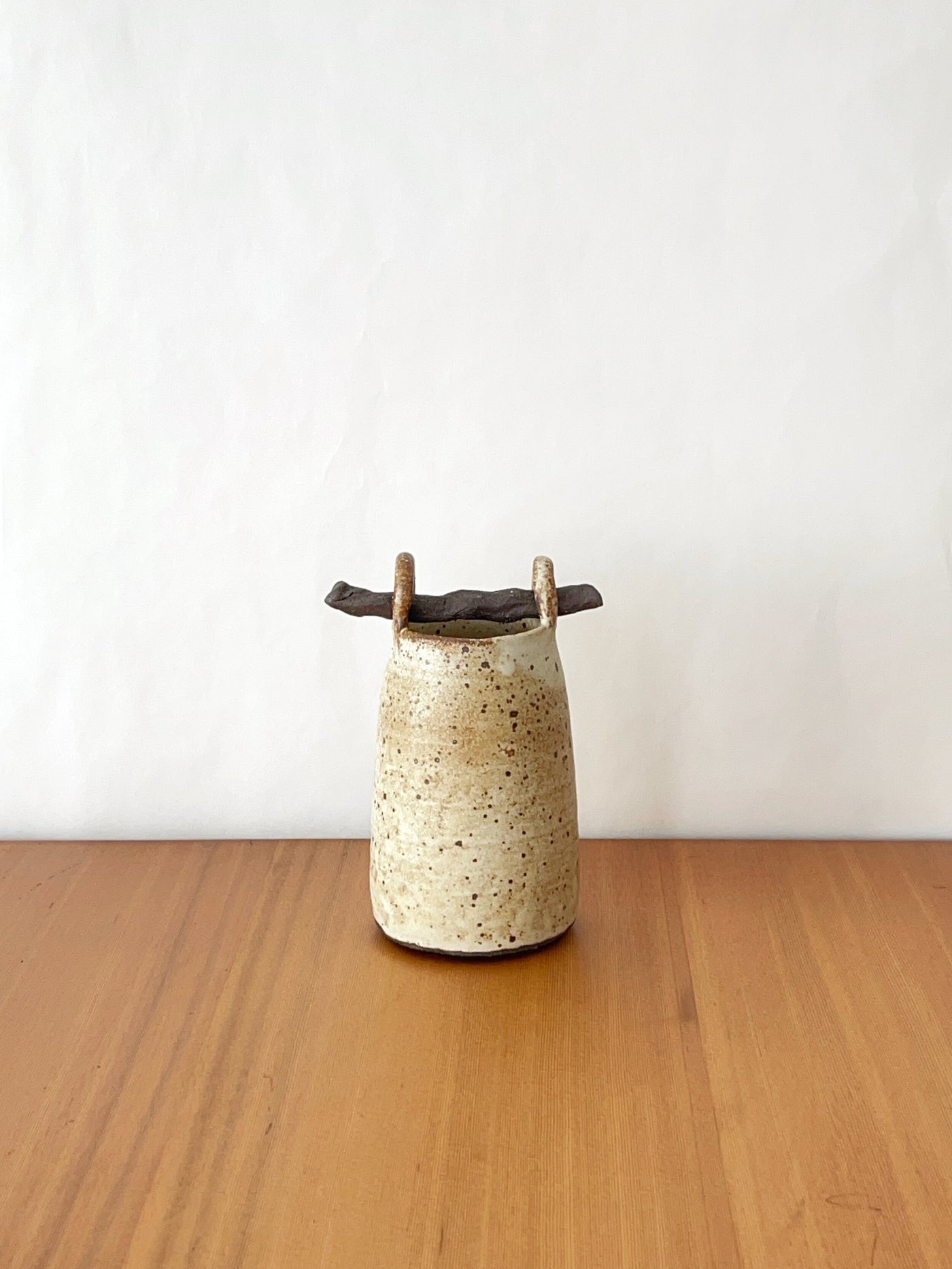 Ecru Vase with Twig