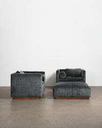Lounge Series Suite - Indigo Linen Velvet