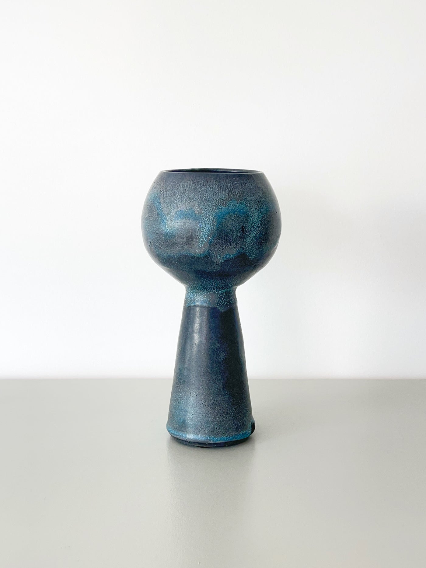 Steel Textured Vase