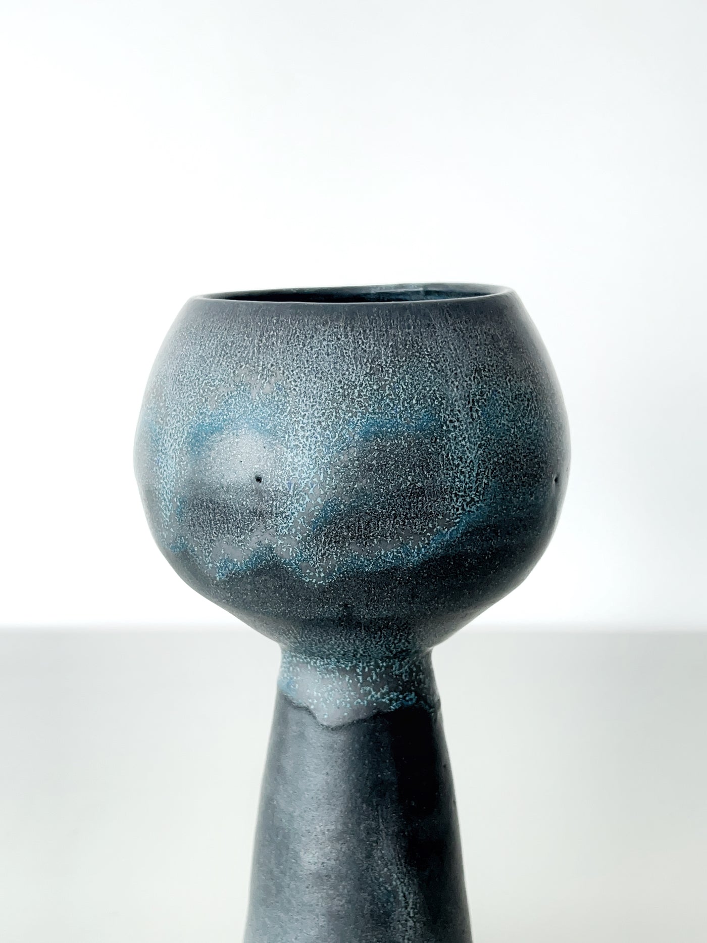 Steel Textured Vase
