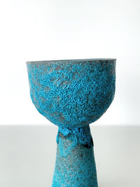 Turquoise Textured Vase