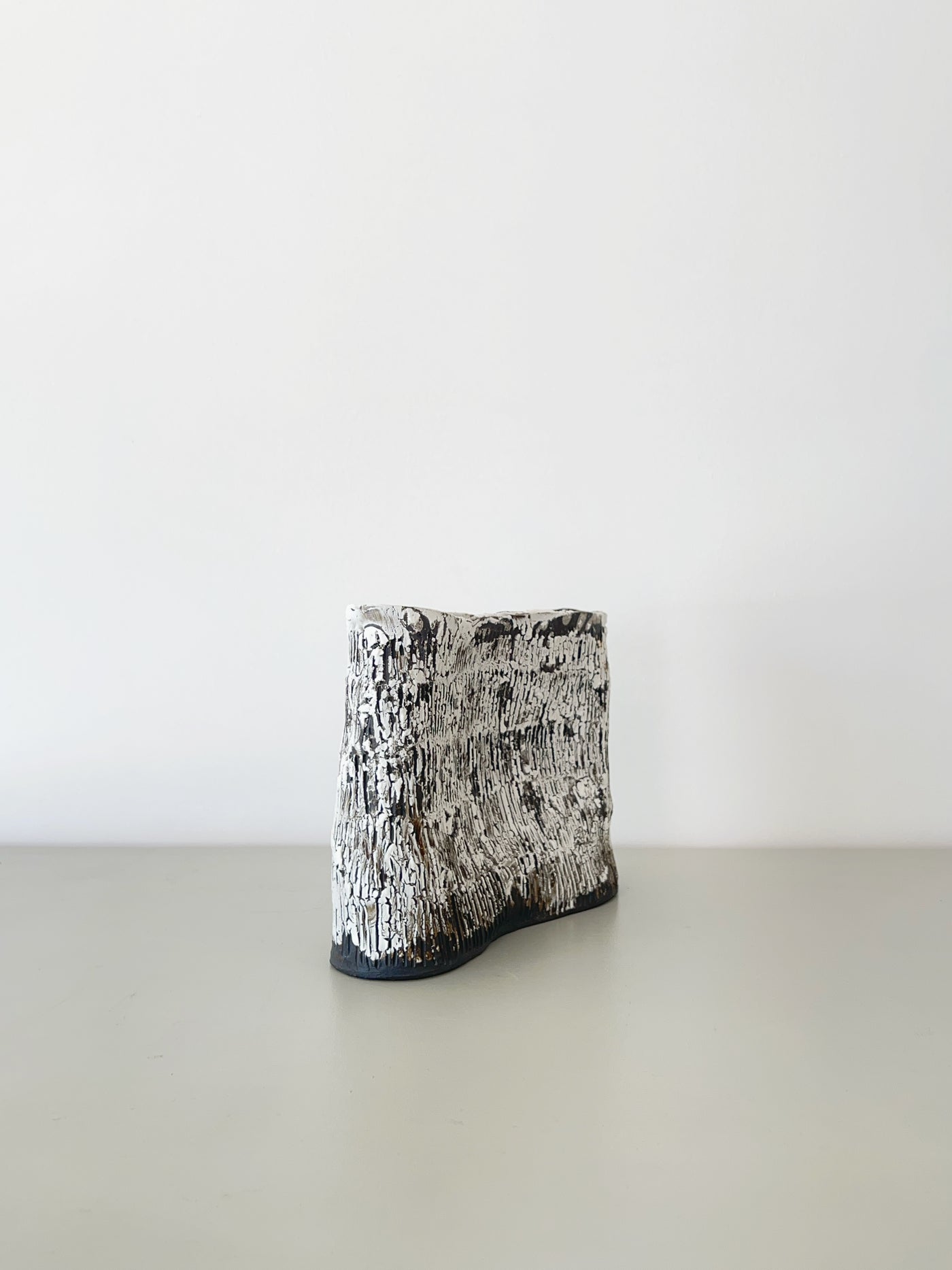 White Speckled Shino Vase